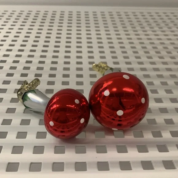 Ikea mushroom Christmas tree decor clip on holiday ornaments decorations new - Picture 9 of 17